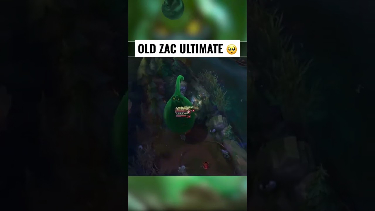 Old Zac ulti was better 😭 League of Legends clip montage Riot #leagueoflegends #gaming #leaguezac