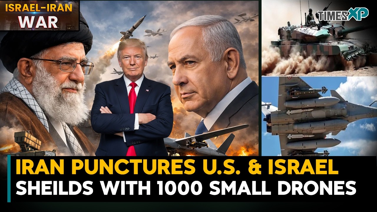 Iran PUNCTURES U.S. & Israel Sheilds With 1000 Small Drones| Iran-Israel-U.S. War