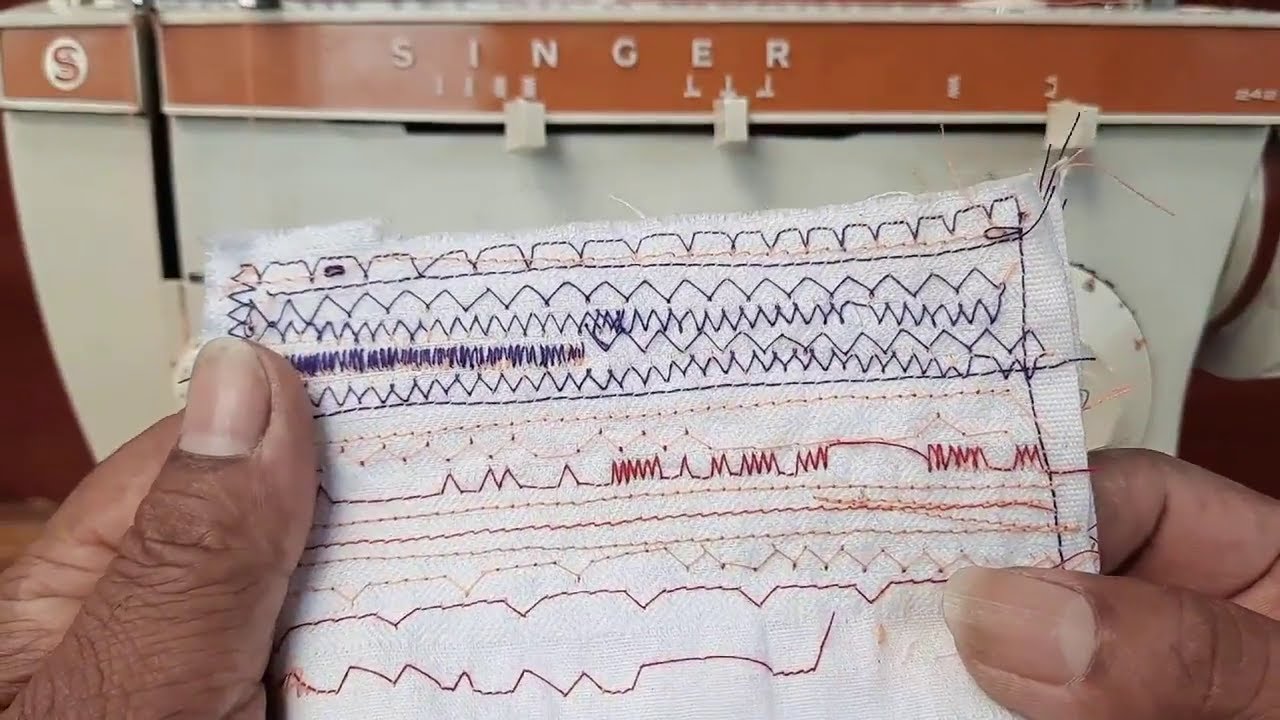 En Zigzag Salta las Puntadas Decorativas No Sincronizar Decorative No Zigzag Skip Stitches Synchroni