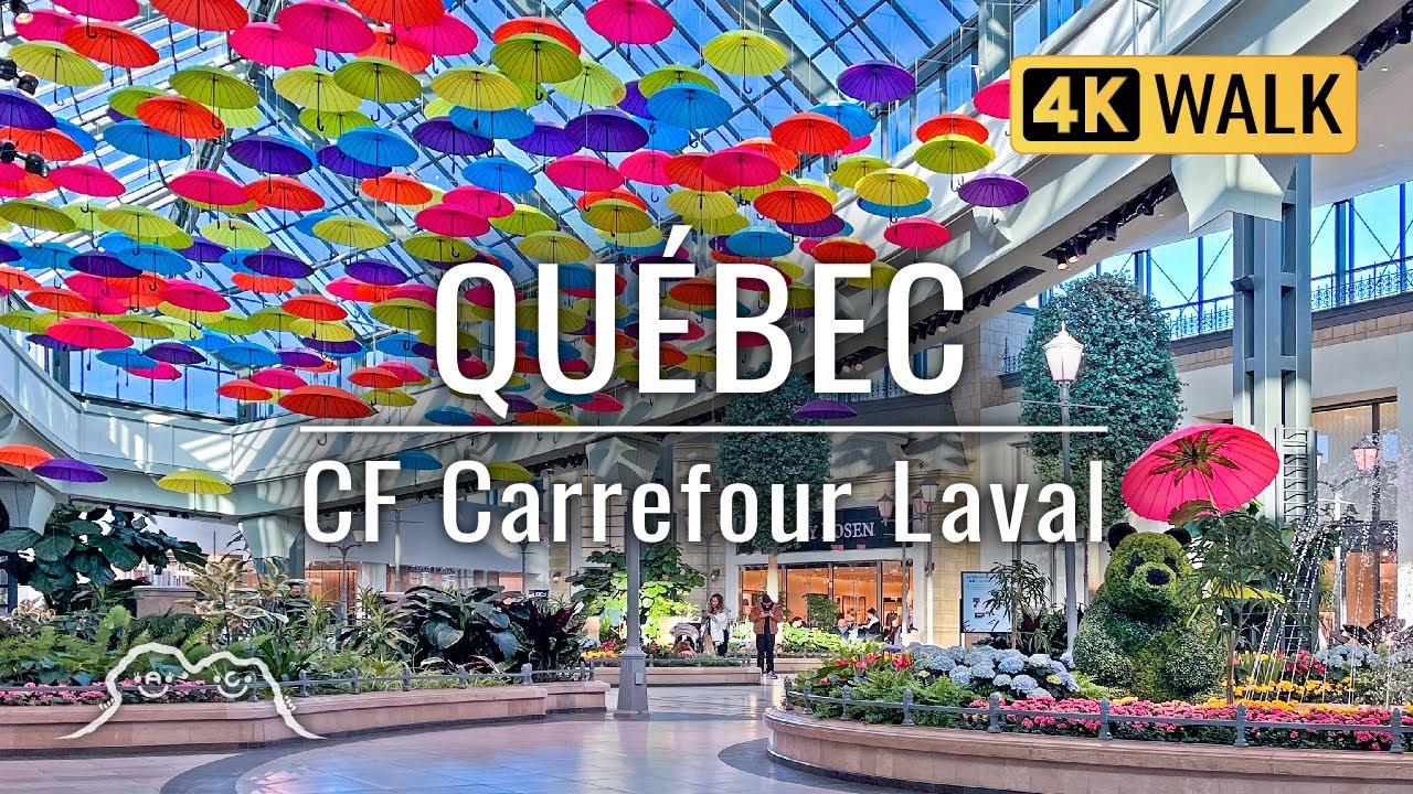 Discovering CF Carrefour Laval - Montreal's Must-Visit Mall・Canada Walking Tour・Ambient City Sound