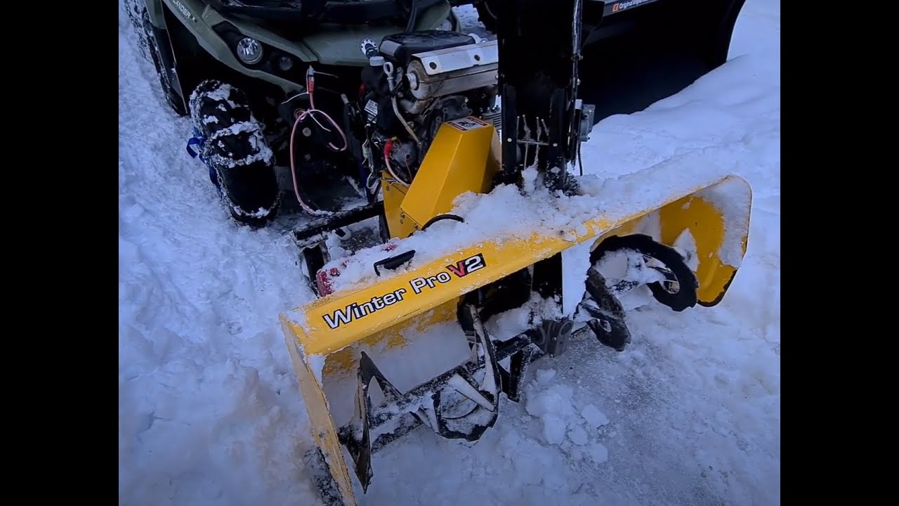 BRP Can-Am Winter Pro V2 review and snow-blowing demo