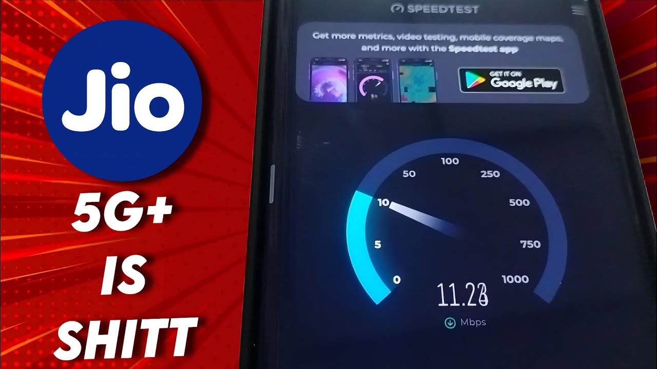 Jio 5G++ Is Worst Than CHORTEL🤡: Jio Slowest 5G Speed