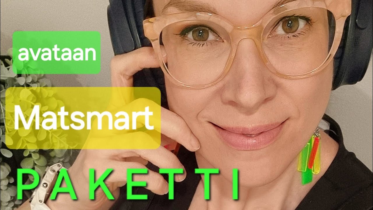 ASMR SUOMI / Avataan Matsmart-paketti!