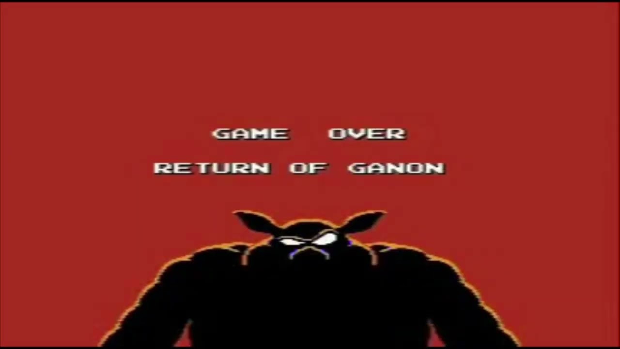 Game over, Return of Ganon (Christian England's version)