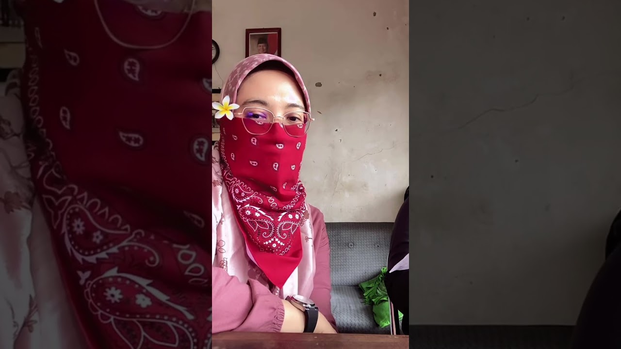 Pake masker slayer bandana buat live tt #maskerhijab #maskerviral #bandana #maskerslayer 