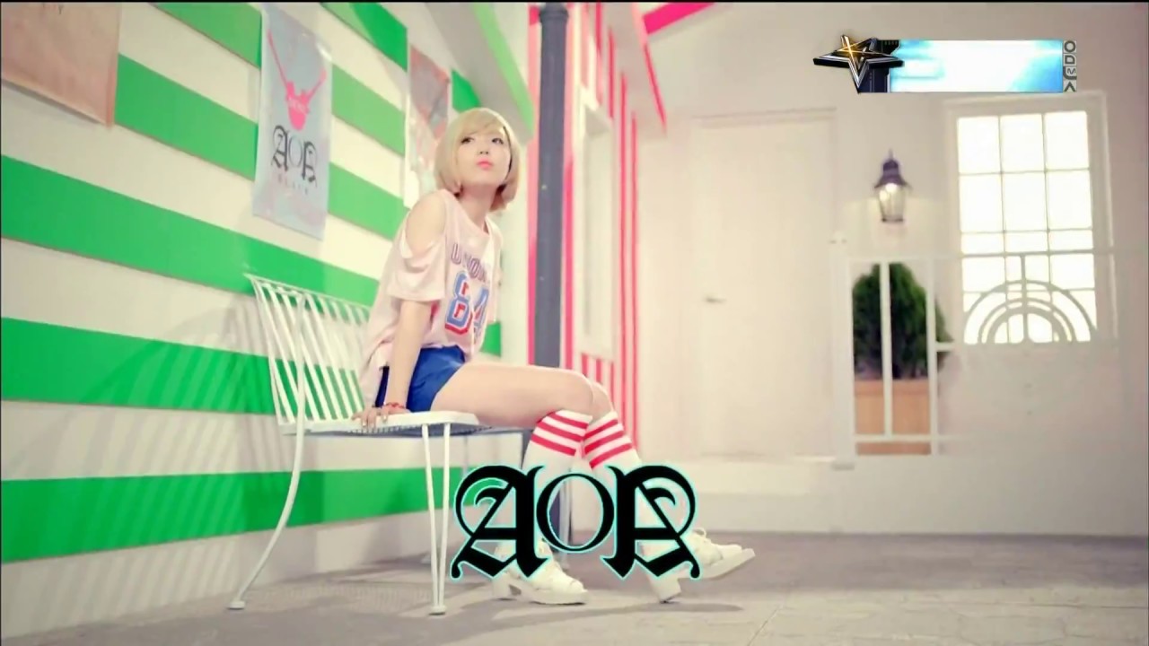 130808 Mnet M! Countdown   AOA BLACK MOYA