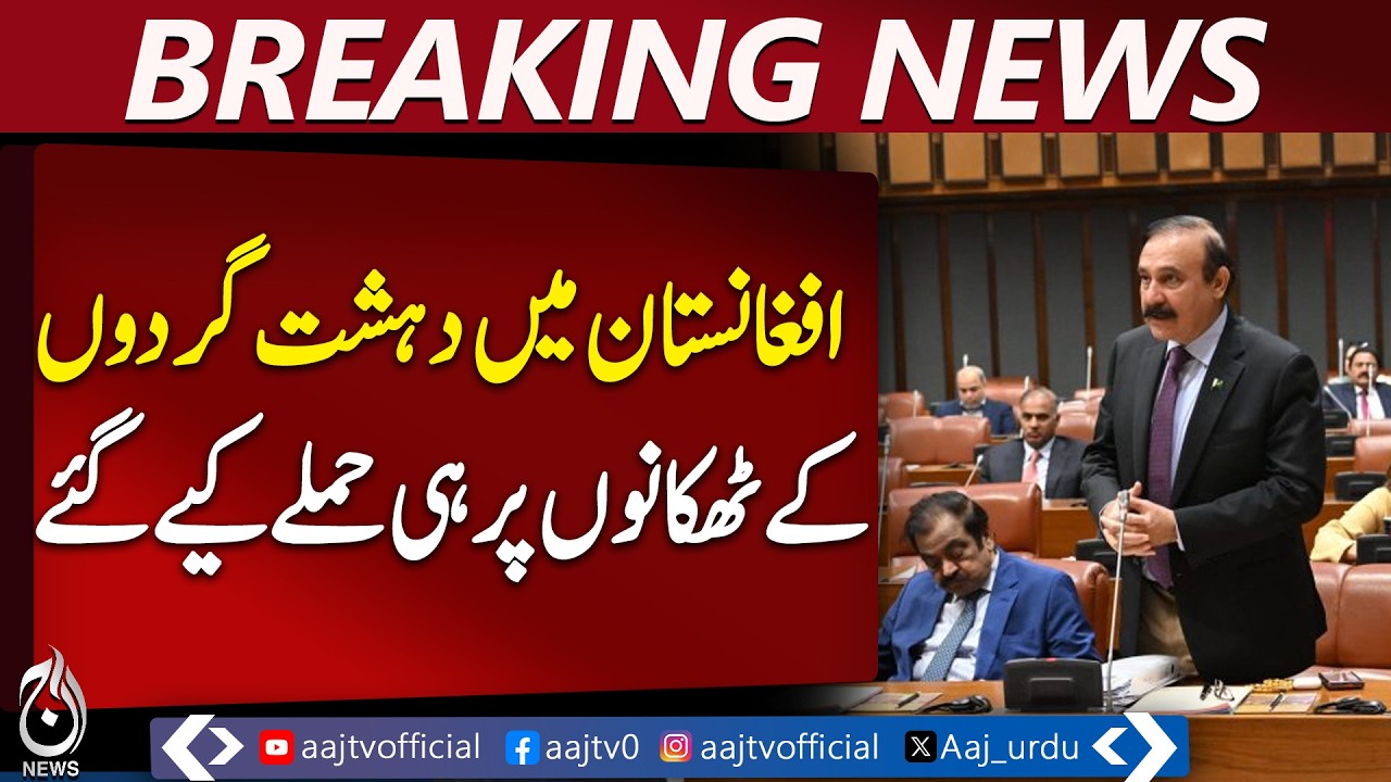 Pakistan Afghanistan Air Operation | Senate Policy Statement | Counter Militancy - Aaj Pakistan News