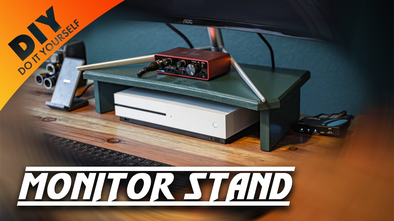 DIY Monitor Stand || Scrap Wood || One Day Build