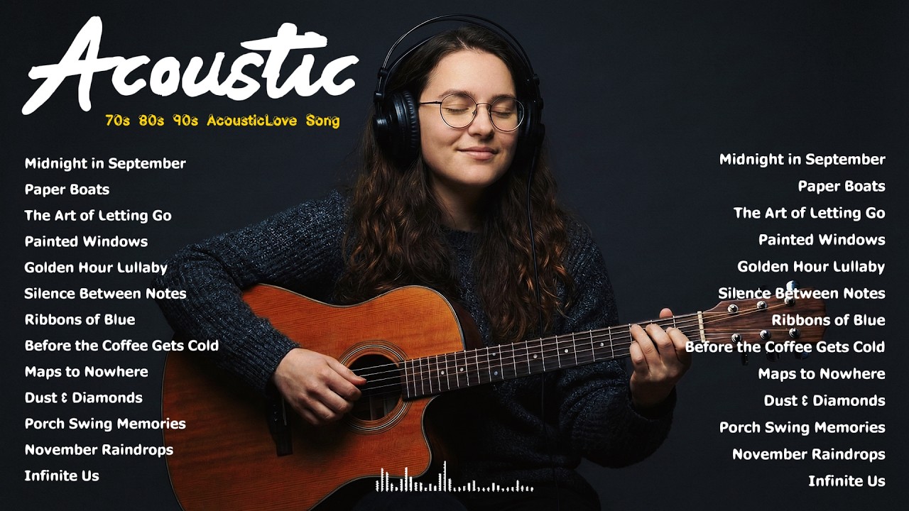 70s 80s 90s Acoustic Love Songs 🎸 Beautiful Female Vocals (Relaxing Oldies Vibe)