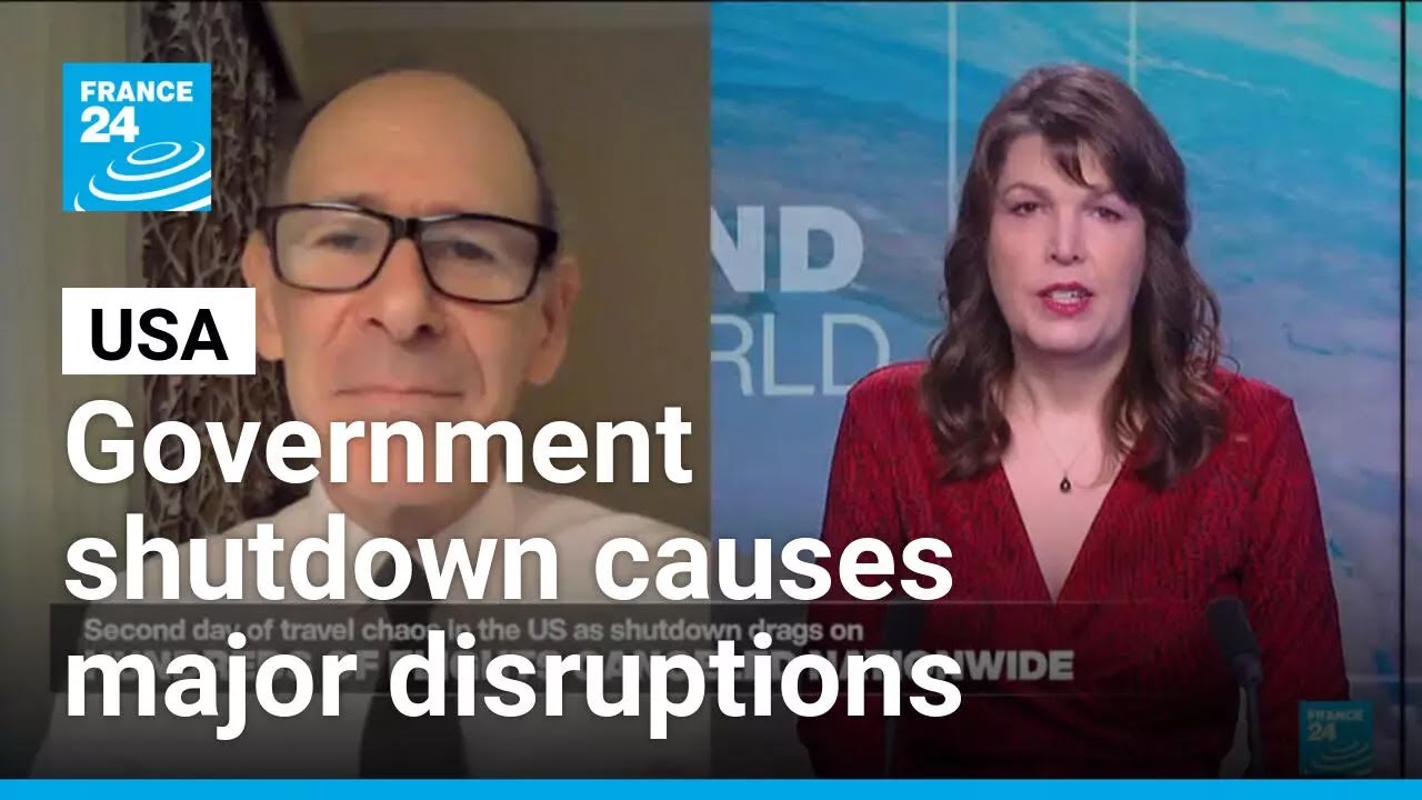 USA: Hundreds of flights canceled nationwide amid government shutdown cuts &bull; FRANCE 24 English