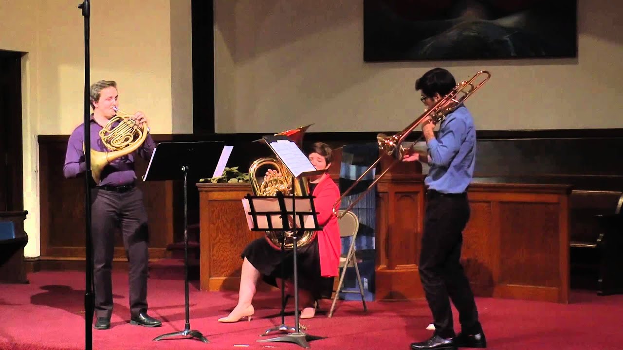ILBTrio 'Trois Petites Danses pour Trio de Cuivres Bas' by Erik Branch