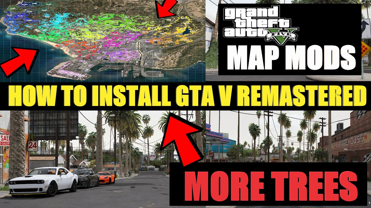 Как установить GTA V Remastered | Моды карт | GTA 5