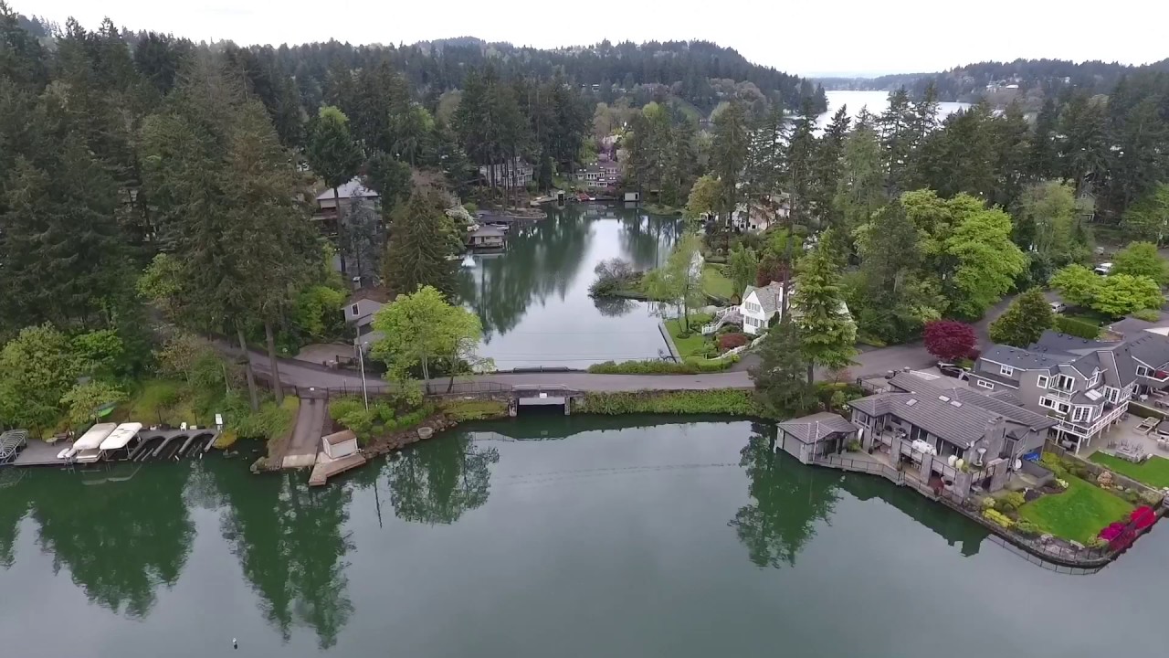 Lake Oswego by drone