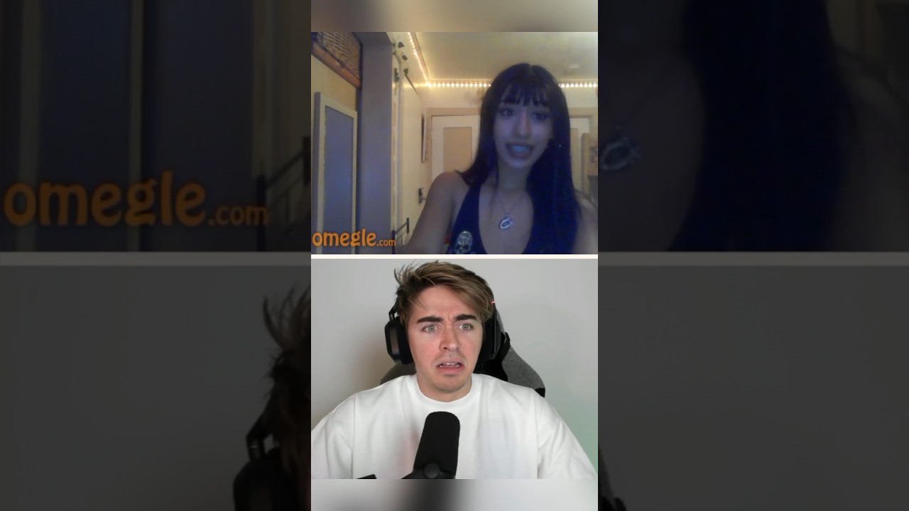 omegle fake skip scare prank #shorts