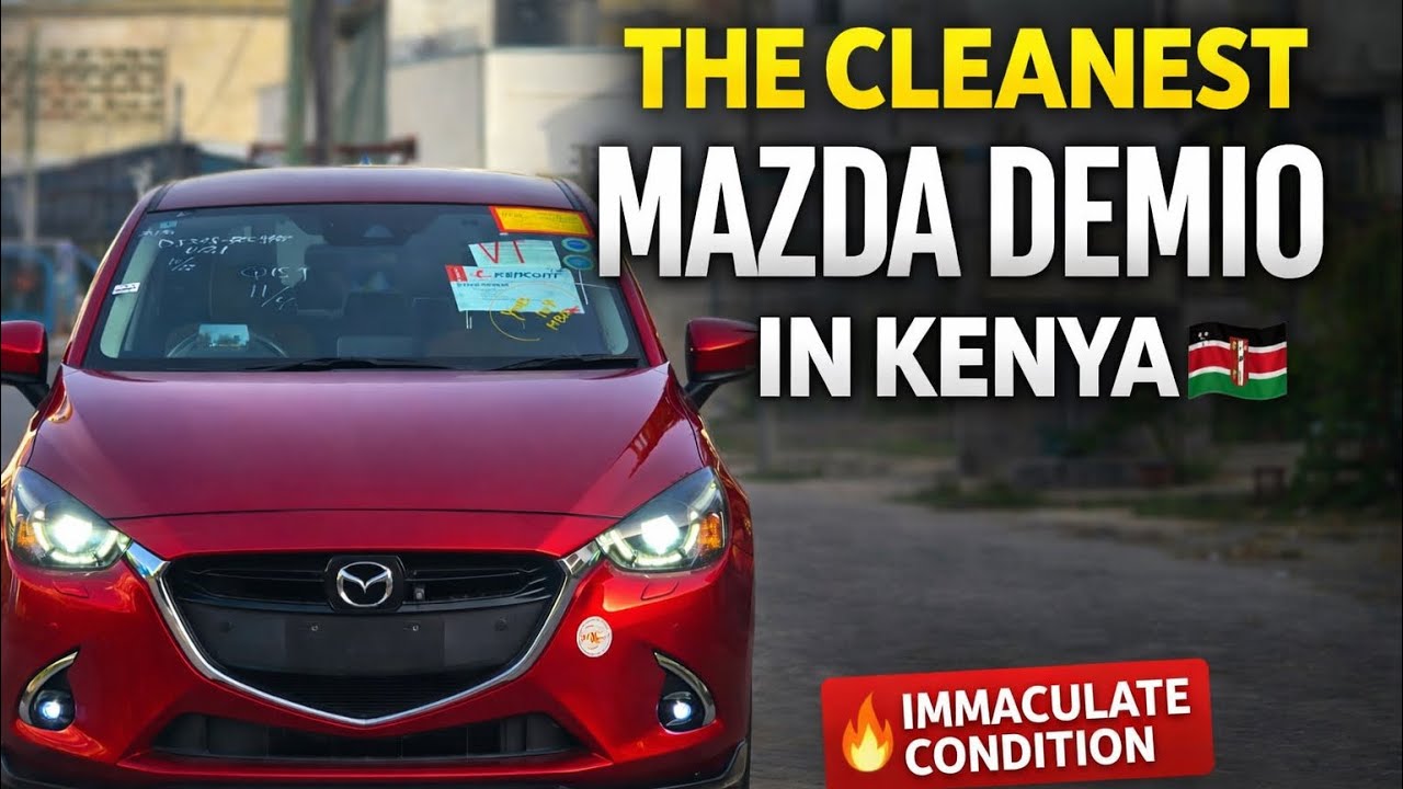 Самый чистый бензиновый Mazda Demio 1300cc в Кении