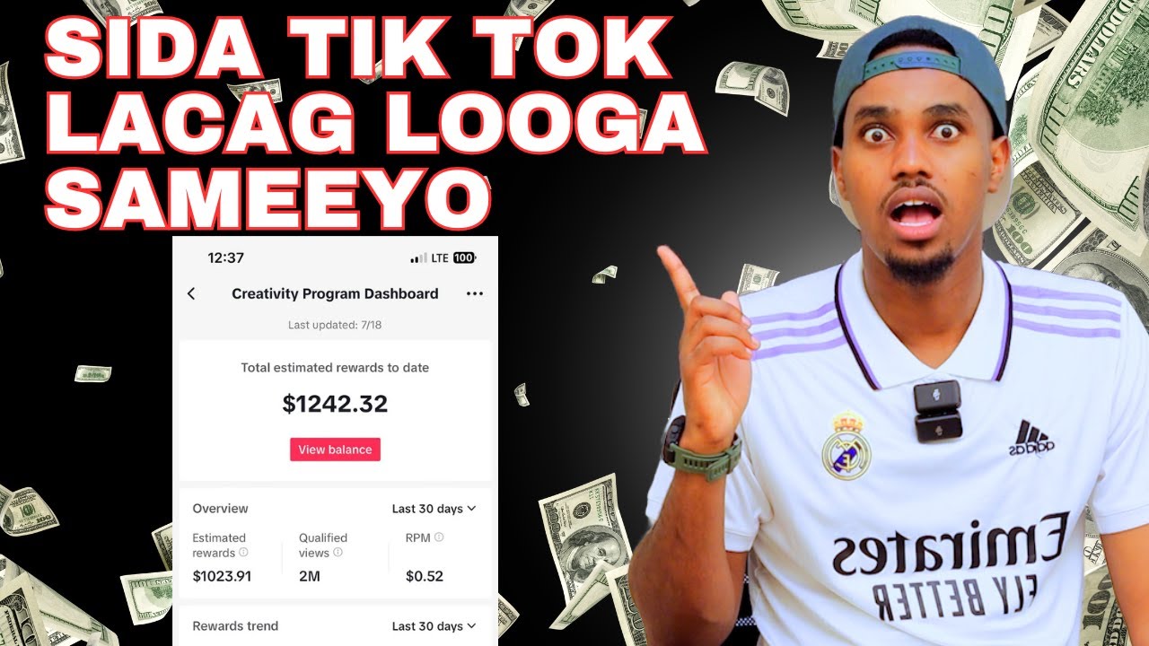 SIDA TIK TOK LACAG LOOGA SAMEEYO // DIRISLE ABDI