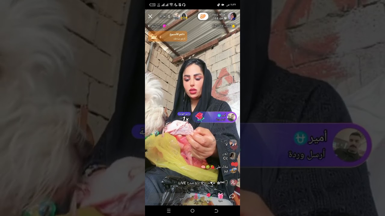زينب رجعت للبيت لكت اثير رجع للبيت