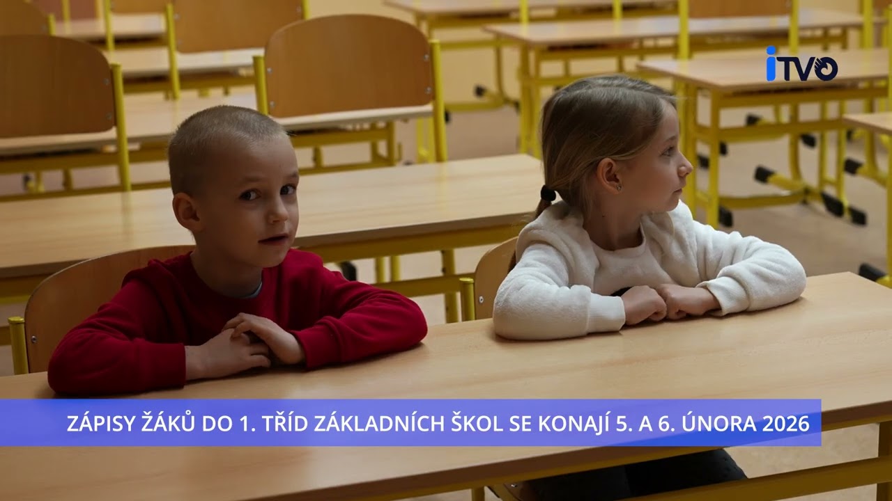 ZÁPISY ŽÁKŮ DO 1. TŘÍD ZÁKLADNÍCH ŠKOL SE KONAJÍ 5. A 6. ÚNORA 2026