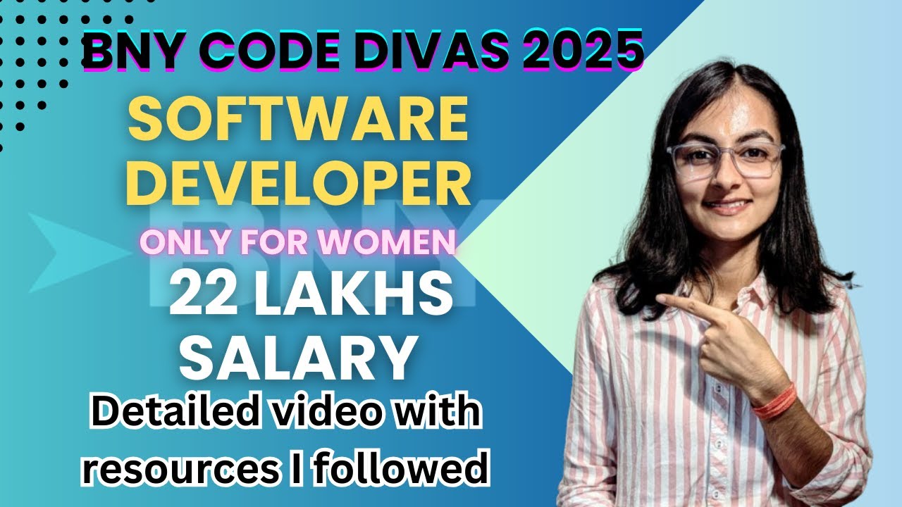 👩🏻&zwj;💻 BNY Code Divas Diversity Hiring | 🤑22 Lakhs salary | Cracked CodeDivas'23 | Software Developer