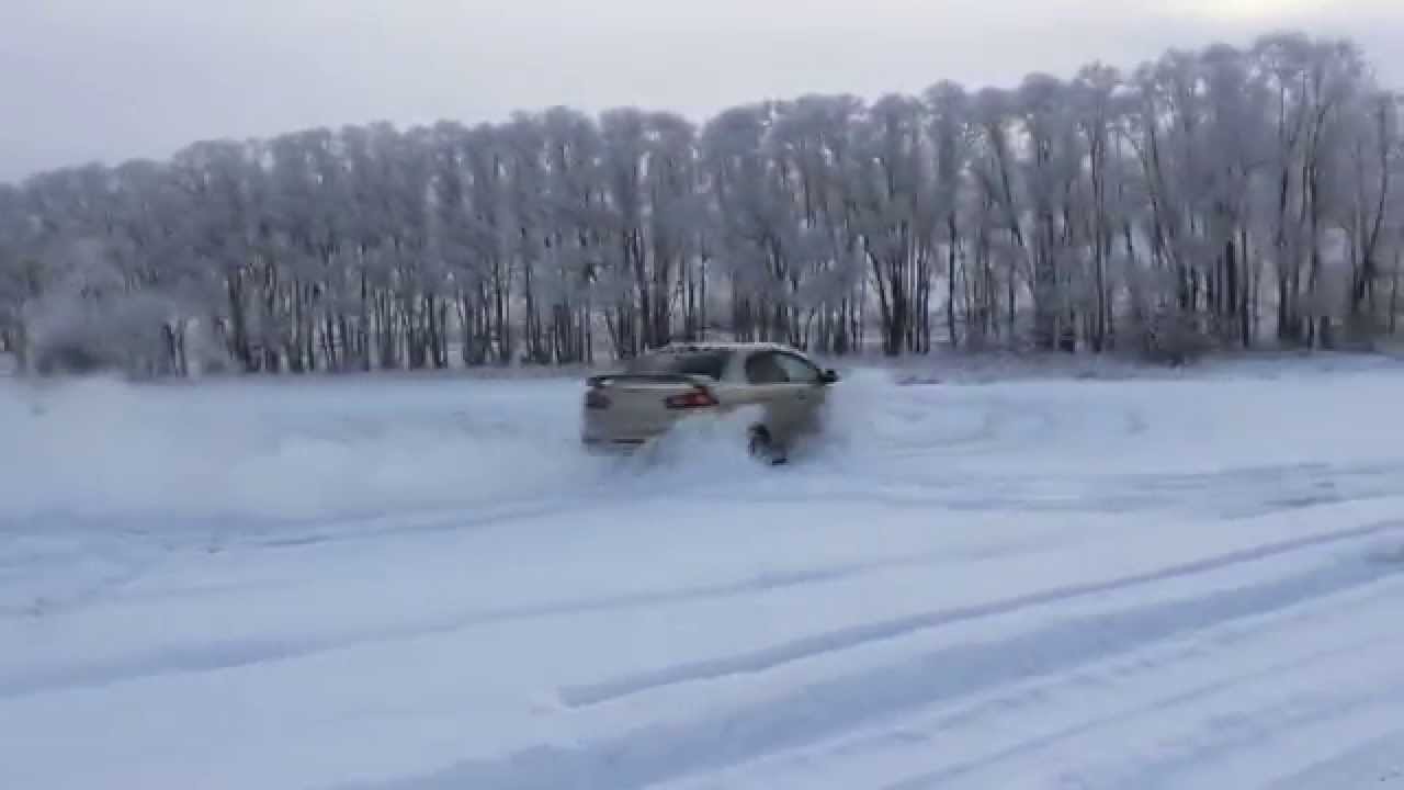 Lancer X 4wd, snow Drift
