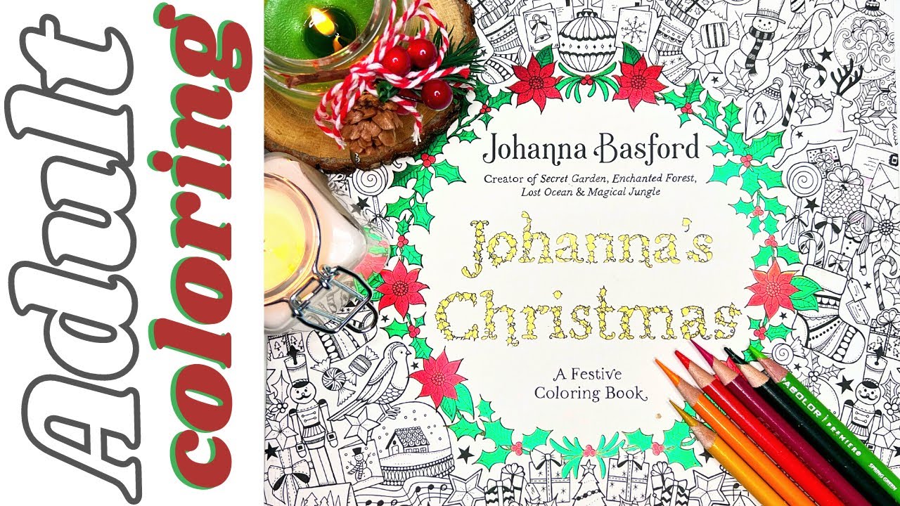 Johanna's Christmas coloring book ✨ Cozy and relaxing coloring with PRISMACOLOR pencils