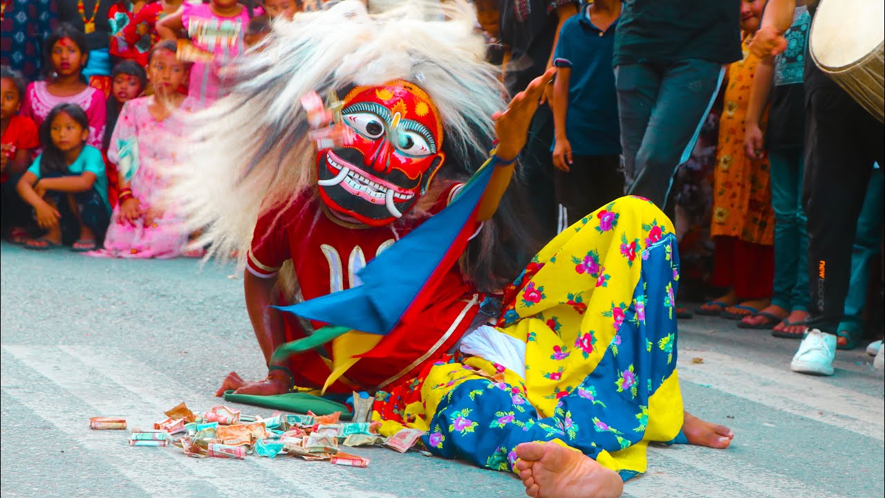 अहिले सम्मकै रमाइलो लाखे नाच // Dhading Bensi Lakhe Dance //Sky Tv Nepal