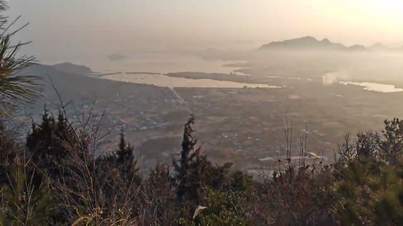 香川県三豊市の有名な低山、博智山と妙見山の2座に登る