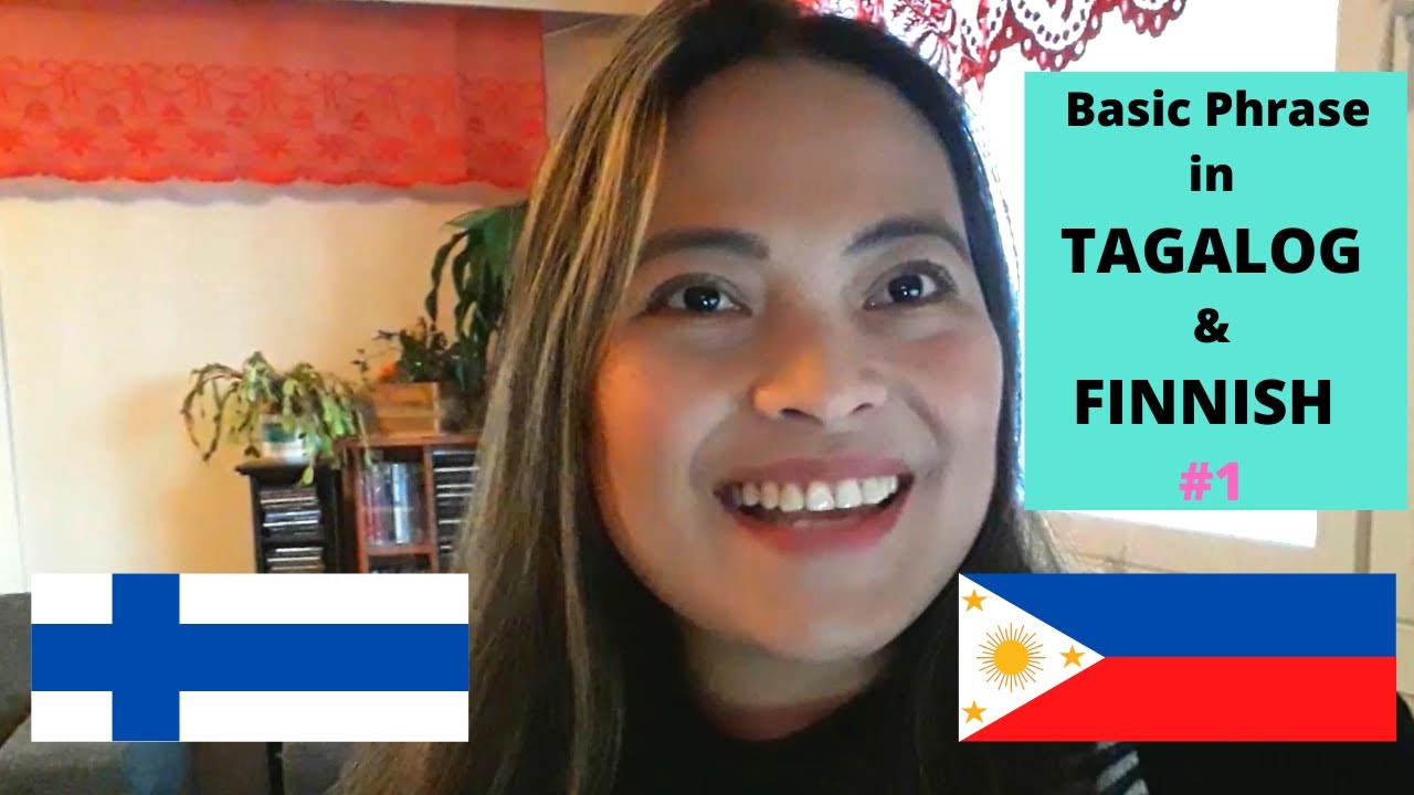 Basic Simple Tagalog Finnish Phrase 1! Filipino speaking Finnish!Life in Finland
