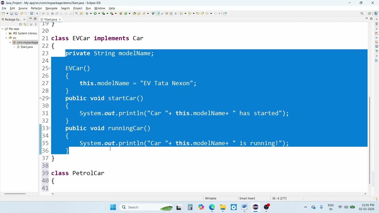 Polymorphism through interface in Java #polymorphism #javatutorial