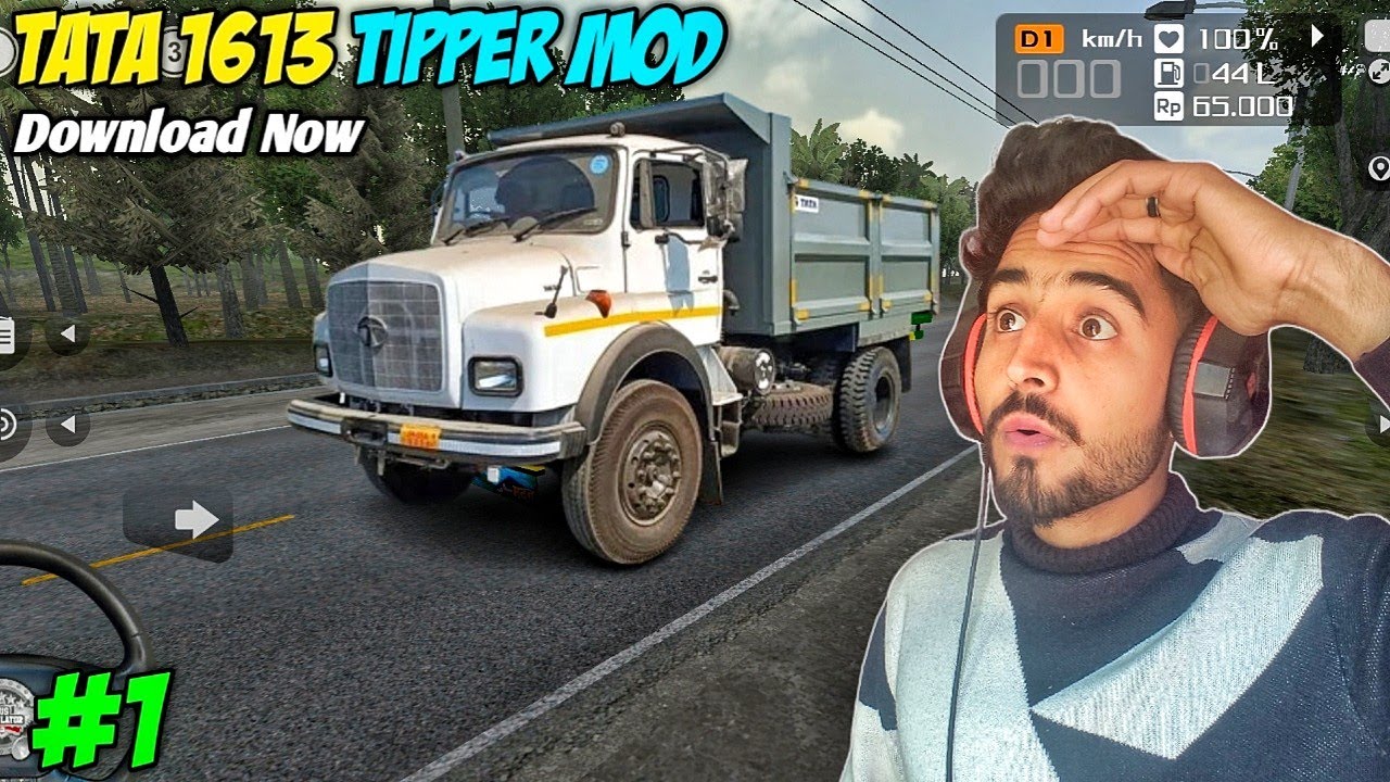 Finally (TATA 1613 Tipper Mod) For Bus Simulator Indonesia 
