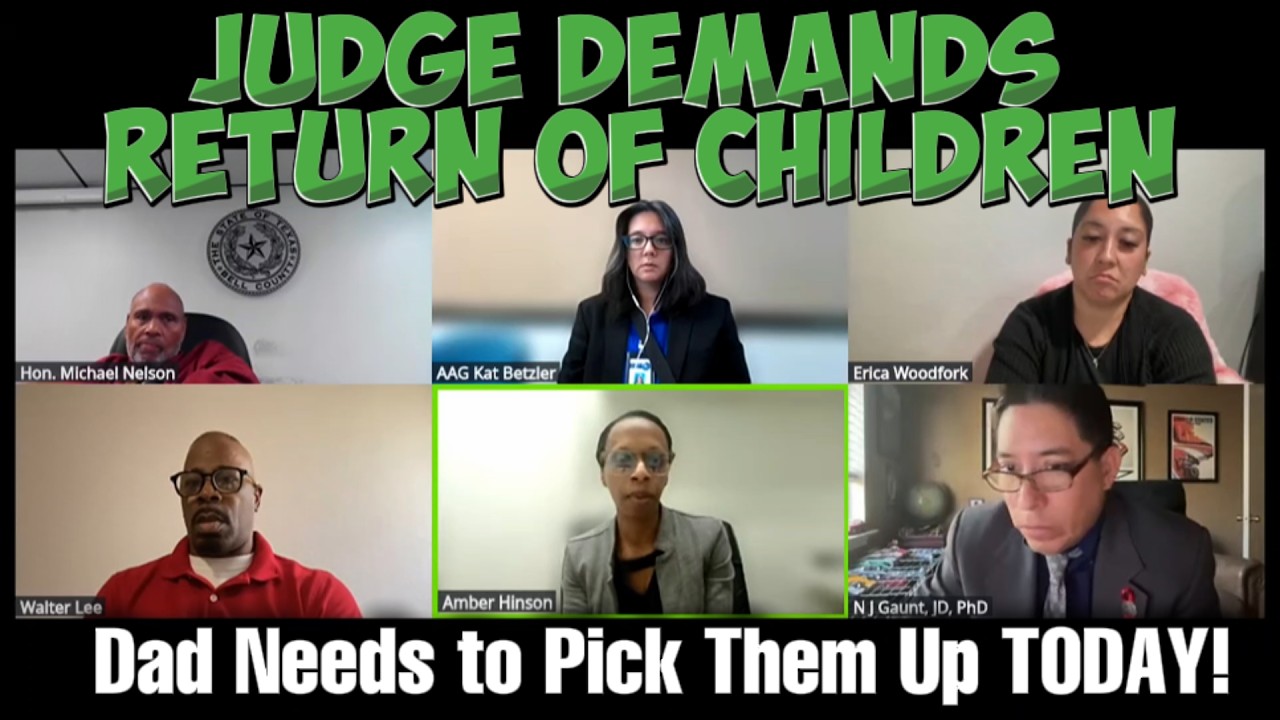 Judge DEMANDS Return of Children: Dad Needs to Pick Them Up TODAY!