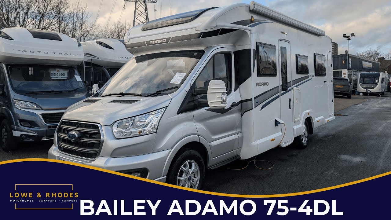 Семейный автодом Bailey Adamo 75-4DL за 54 990 фунтов стерлингов.