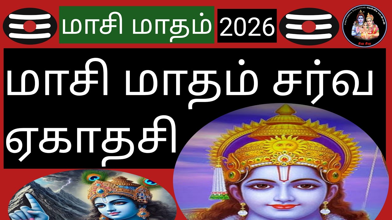 💥மாசி மாதம் சர்வ ஏகாதசி சிறப்புகள்💥@Deiveegapalangal-ky3io