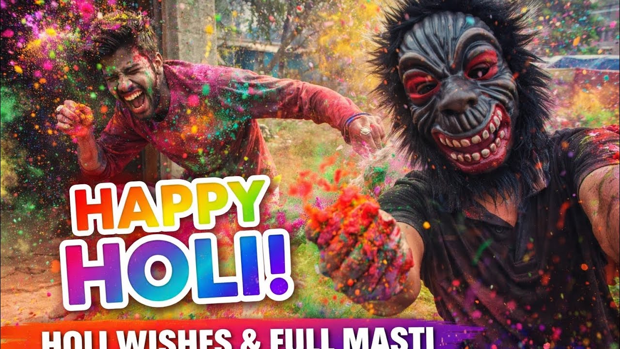 Je kya ho gya mere sath Holi mei... 😱