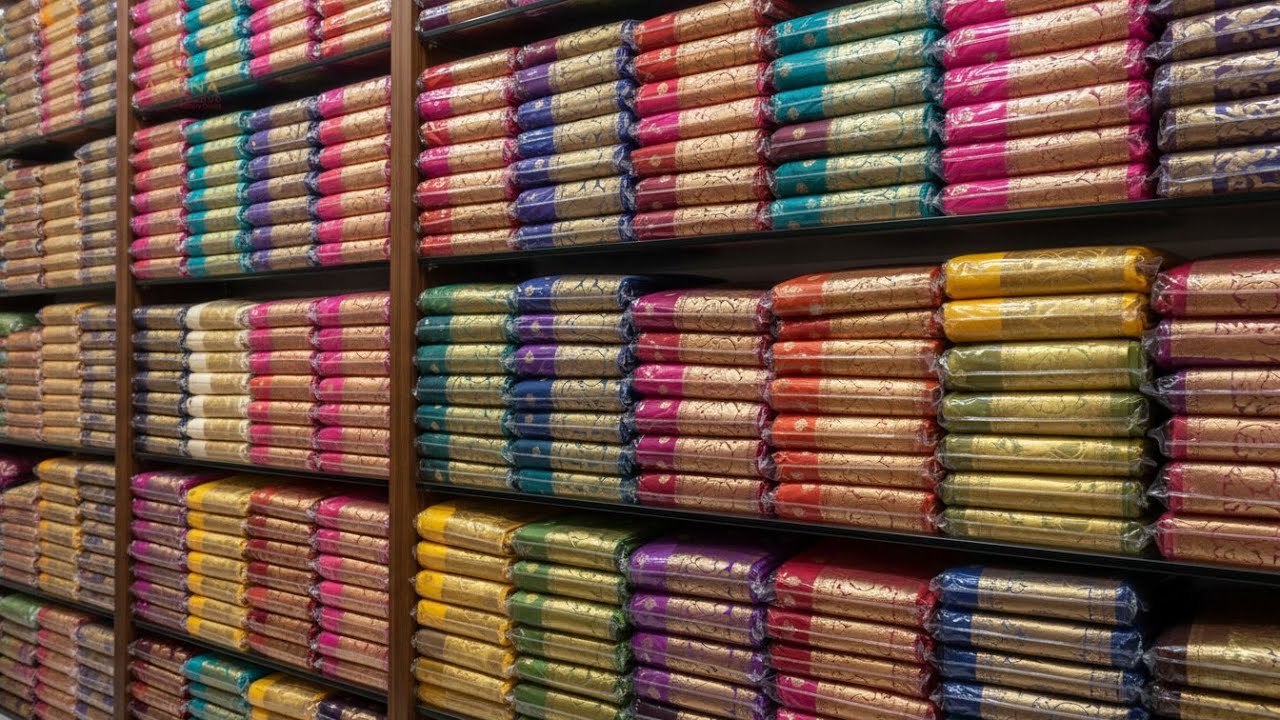 చాలా చీరలు ఉన్నాయి, అవి ఎప్పటికీ అంతం కావు.😮l Wedding Special Fancy Saree Wholesale Price 