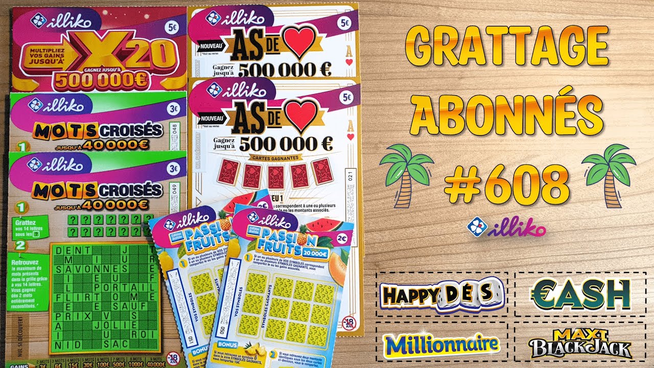 Grattage Abonnés #608 • FDJ/Illiko