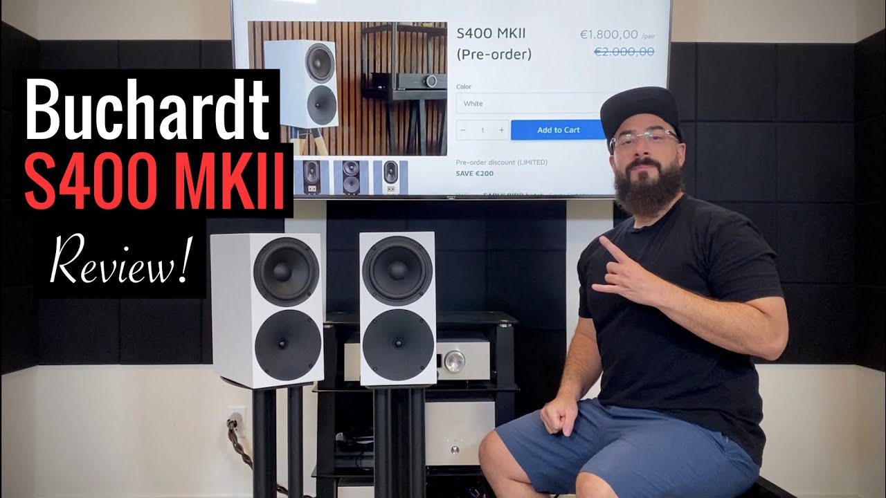 Buchardt S400 MKII bookshelf speaker review.  Perfection to my ears.