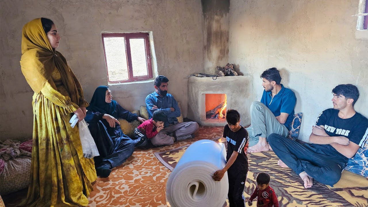 🛖💸Qadir Completes Amir's Winter Room: Fiber Purchase and Final Touches