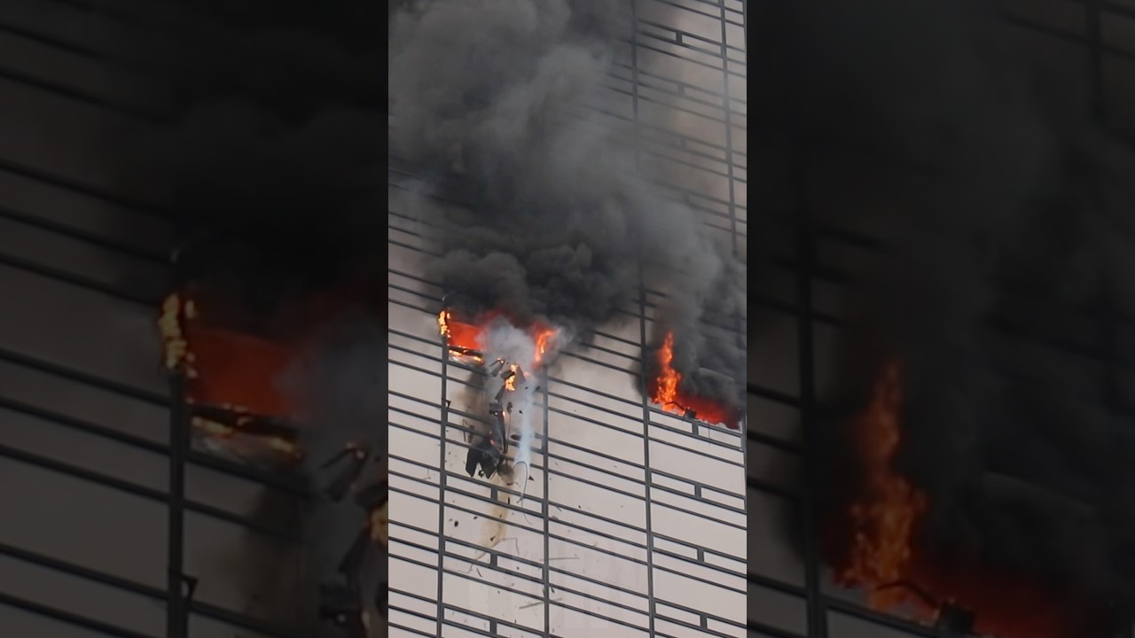 TRUMP TOWER FIRE on 50th FLOOR!! #shorts  #trending #4.7.2018 #trump #firefighter #fdny #viralvideos