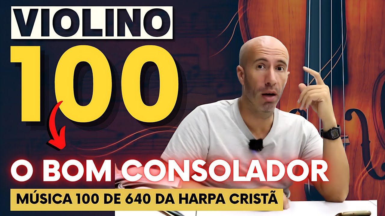 DEPOIS de TR&Ecirc;S ANOS CHEGUEI ao HINO 100 no VIOLINO 