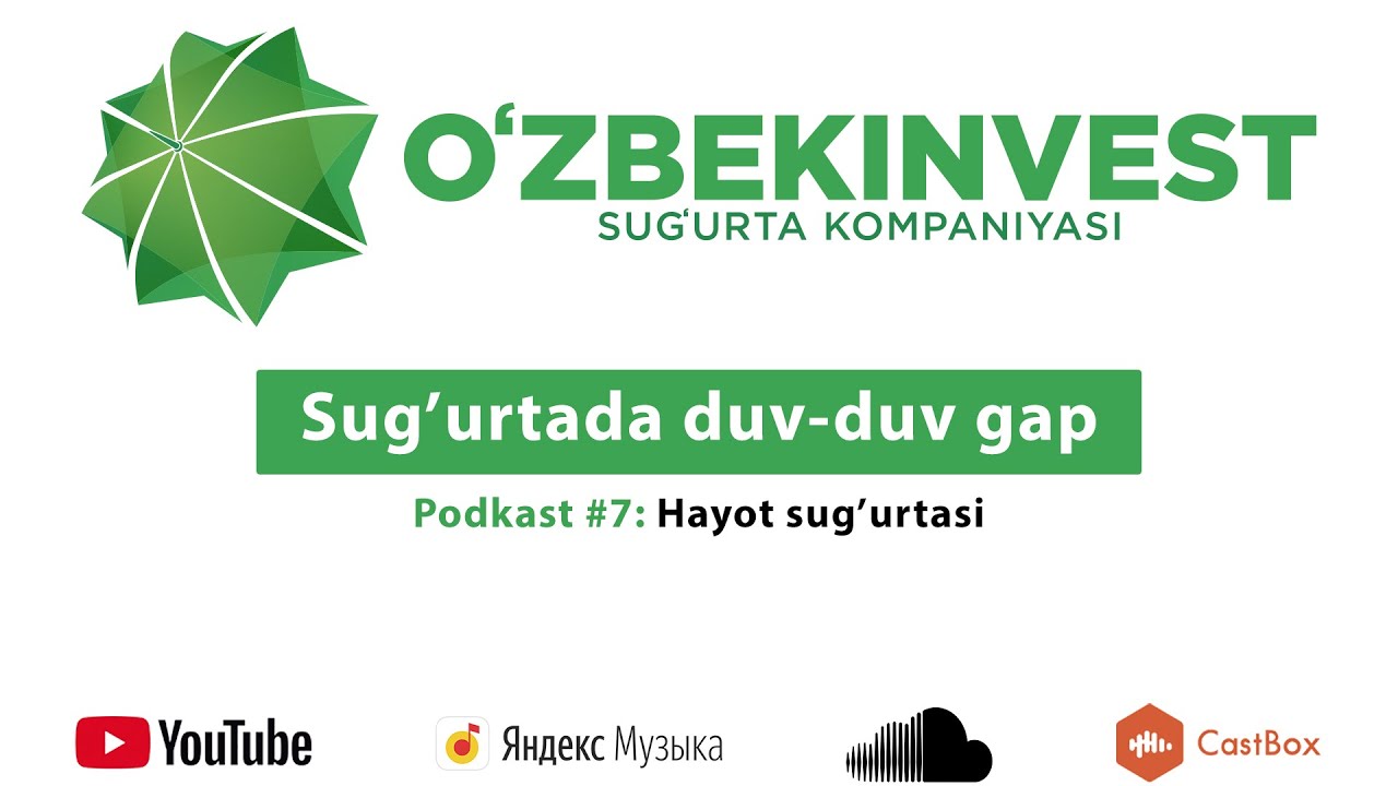 7. Hayot sug'urtasi