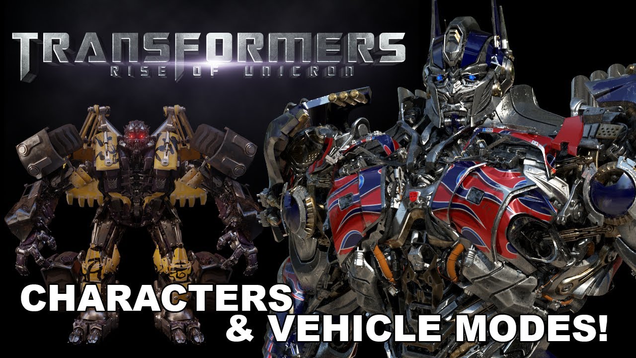 Transformers Rise Of Unicron (2023) - Characters & Their Vehicle Forms! Part #1