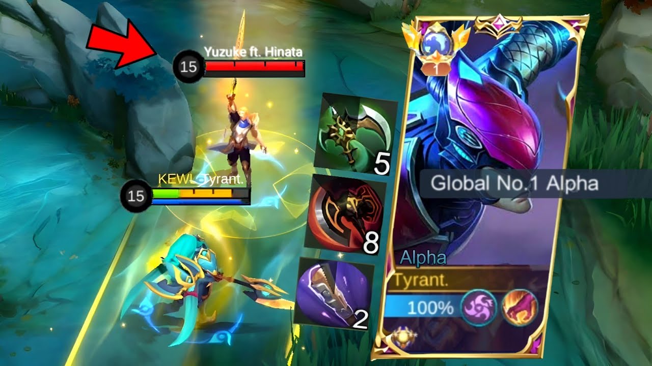 GLOBAL ALPHA VS YUZUKE TOP 1 GLOBAL ALUCARD IN MCL FINALS!!😱😱😱