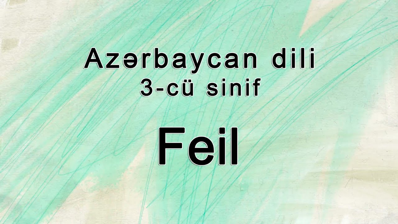 Azərbaycan dili - Feil