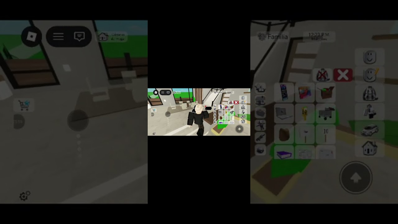 Jugando Roblox y asiendo una cosa que mi coche estaba chido