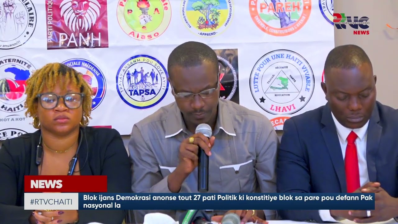 Blok ijans Demokrasi, yon gwoup 27 pati Politik pare pou defann Pak nasyonal la