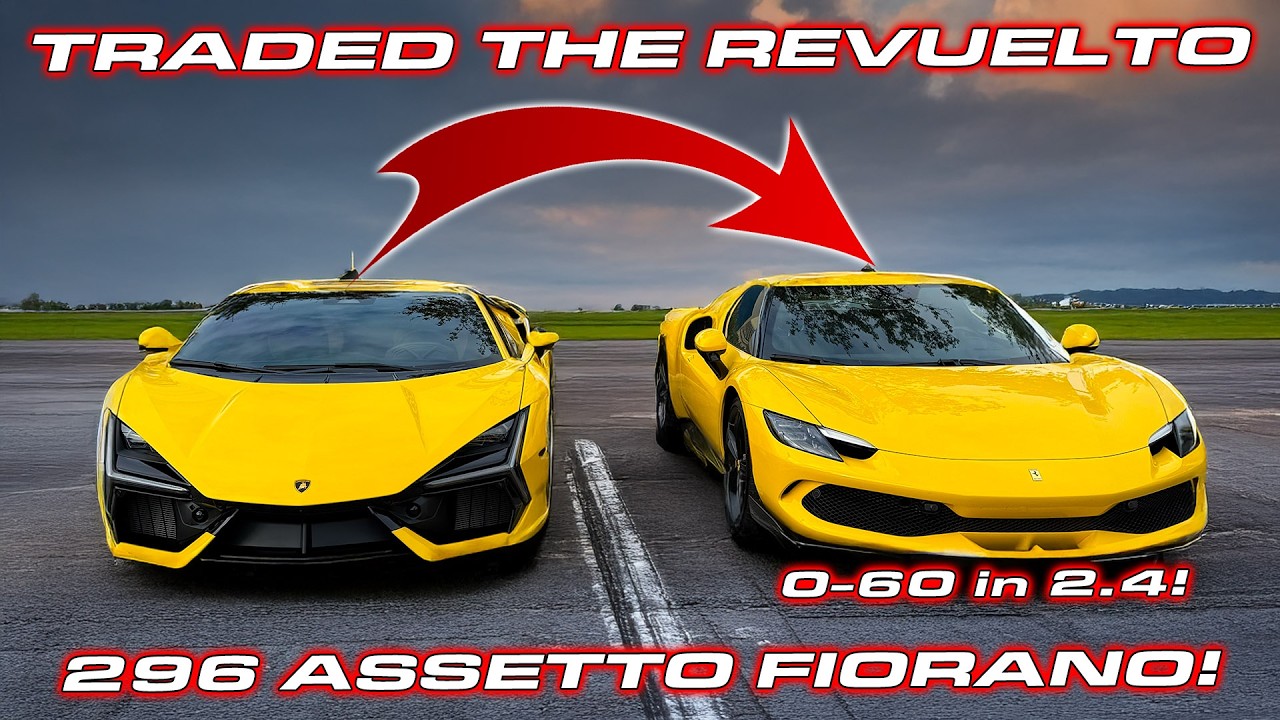 Traded my Revuelto for a Ferrari 296 GTB Assetto Fiorano * Full Review * 0-60, 1/4 Mile & 1/2 Mile