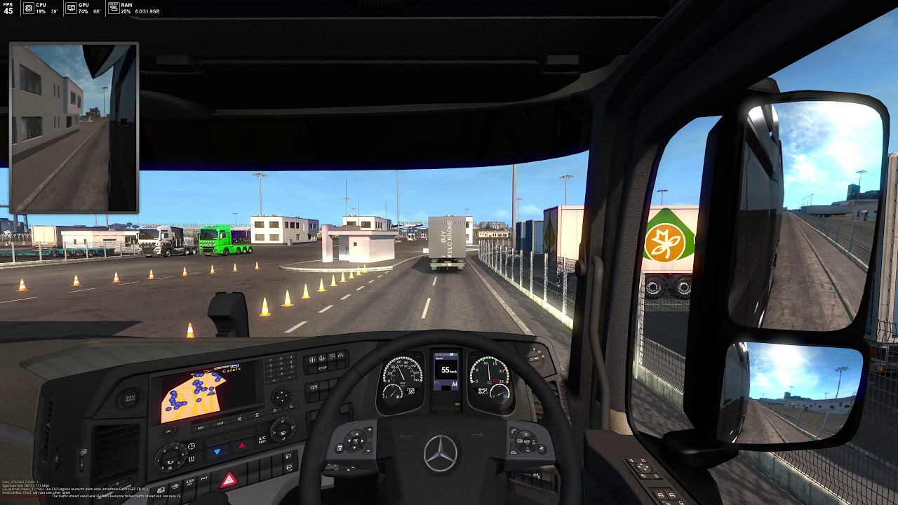 Calais Port in Euro Truck Simulator 2 Multiplayer 1.39 [4K]