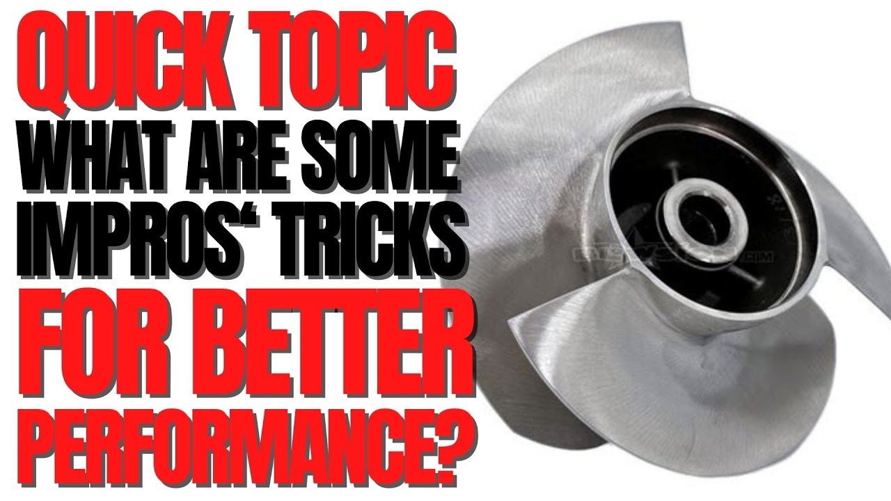 What Are Some of Impros' Tricks For Better Performance? WCJ Quick Topic