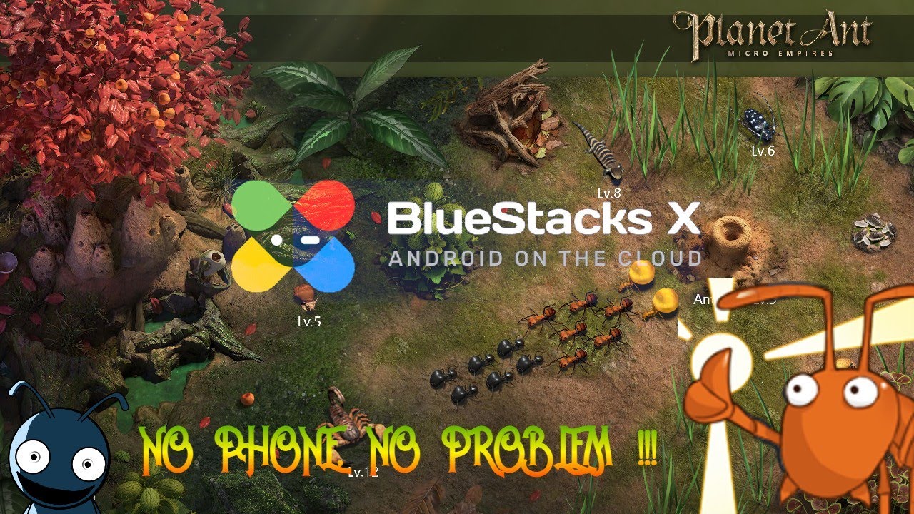 #theants Using #bluestacks  to play Ant Underground Kingdom